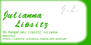 julianna lipsitz business card